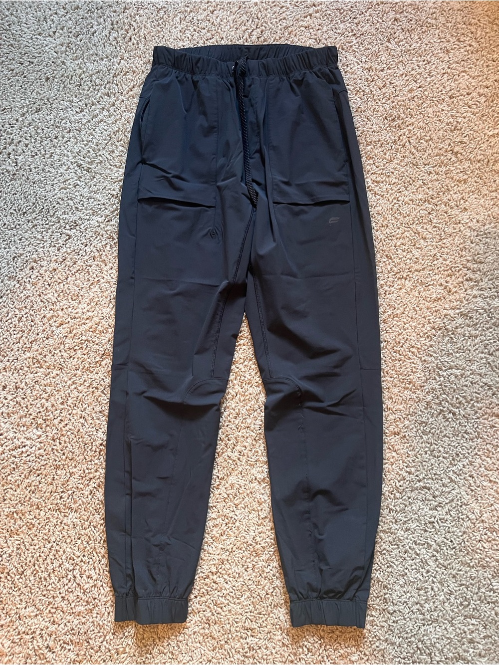 Fabletics Black Men's Tech Joggers - Medium